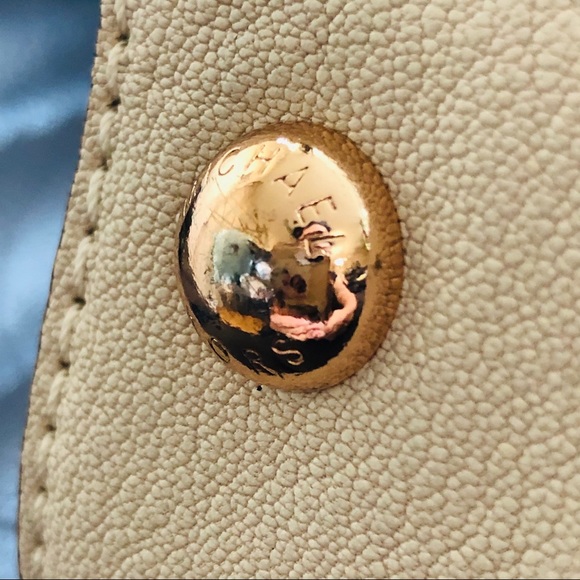 Michael Kors Large Hamilton Cream Leather RoseGold - Picture 5 of 14